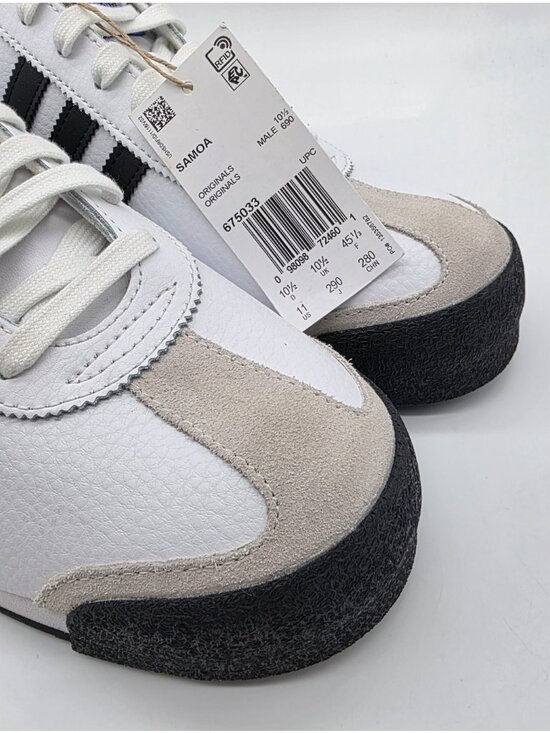 Adidas Samoa Mens Size 11 Athletic Sneaker White Black Fashion Shoes 675033 main image 11